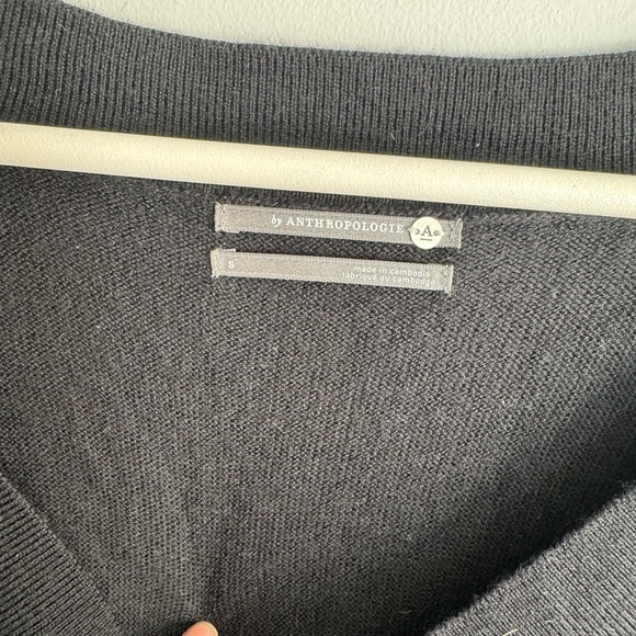 Anthropologie Charcoal Knit Sweater - Picture 3 of 8